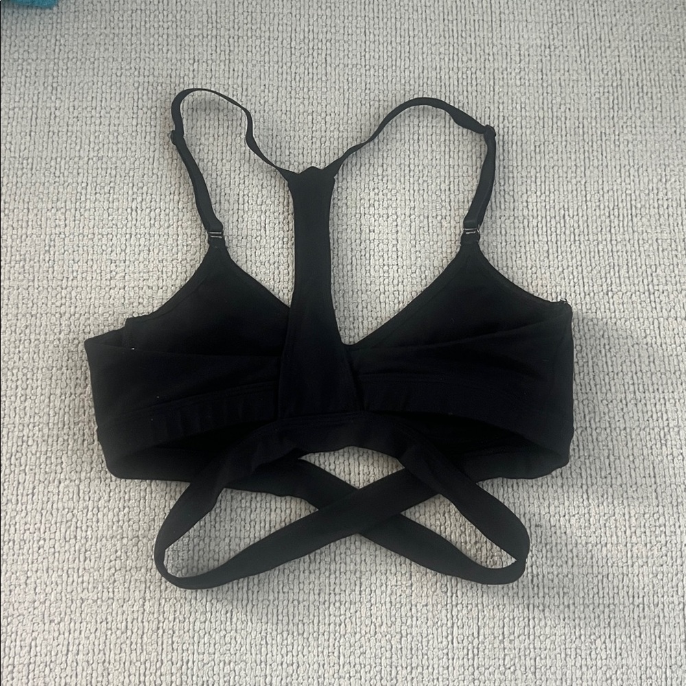 Bombshell Black Mesh Sports Bra - Picture 3 of 5